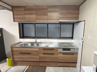 キッチンリフォーム L型からI形へ、家事がしやすい快適なキッチン