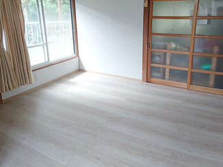 内装リフォーム 畳からフローリングへ、お掃除しやすくなったお部屋